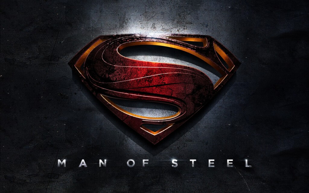 man of steel logo header image