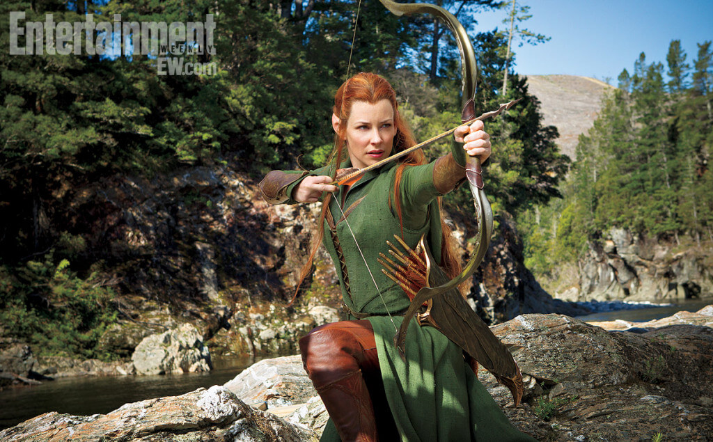 evangeline lilly as tauriel for the hobbit