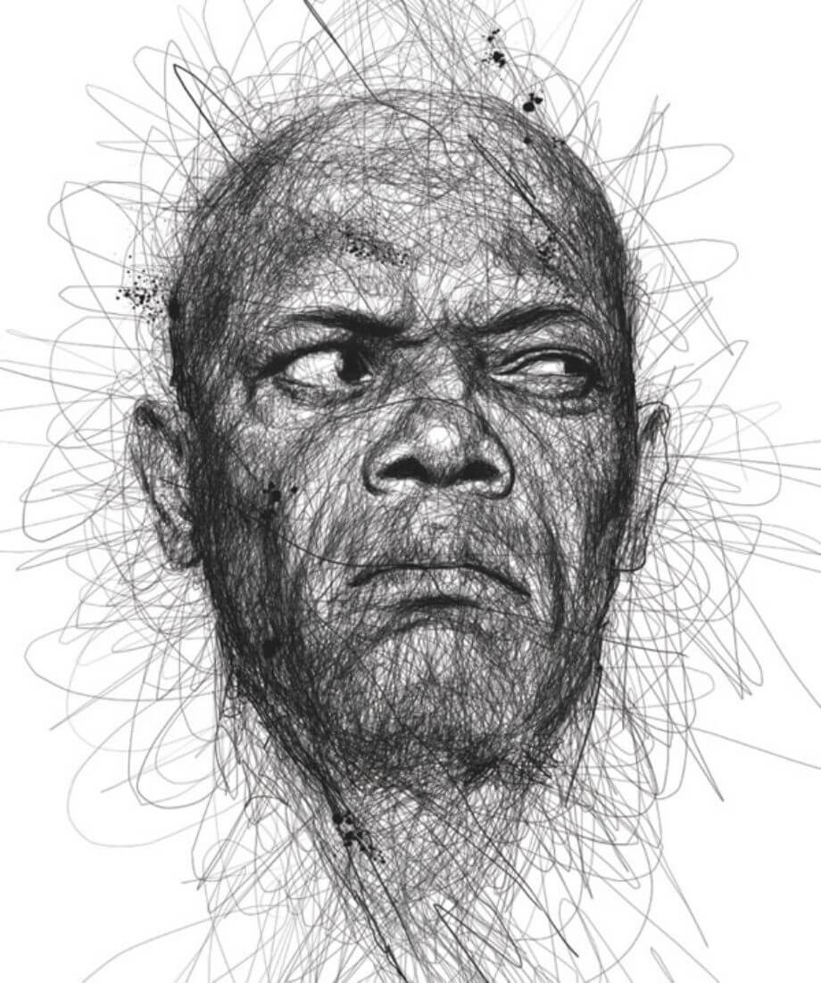 vince low samuel l jackson scribble