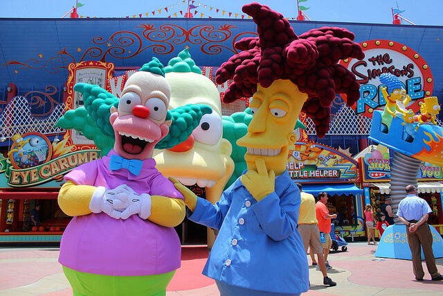 FUN STUFF: Walking tour of Springfield attraction at Universal Studios