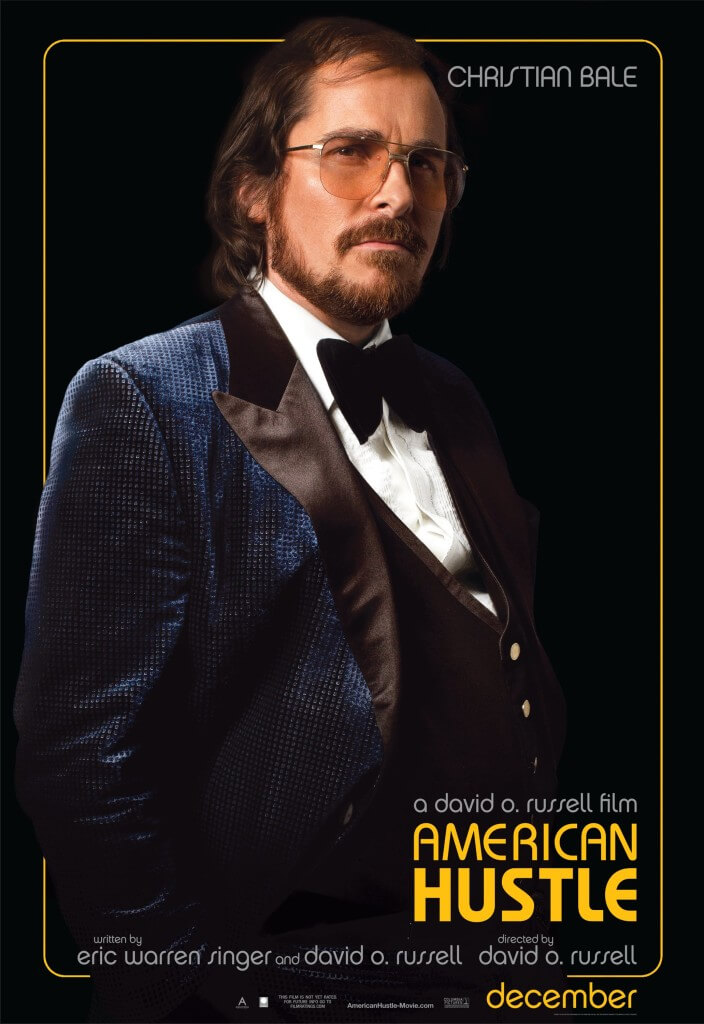 american hustle christian bale poster