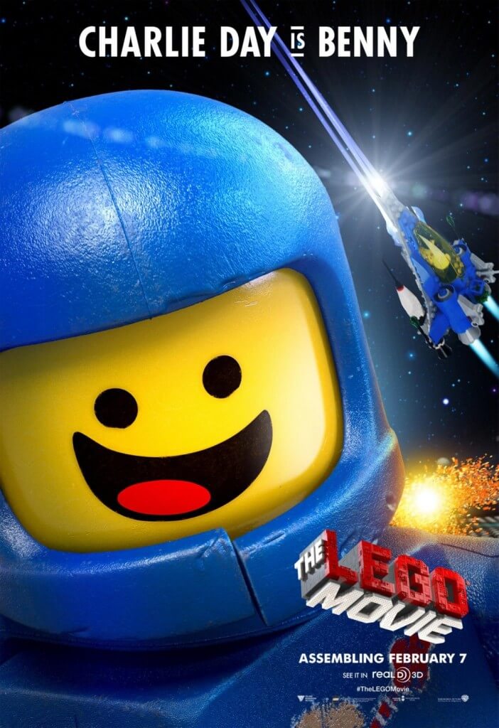 charlie day benny lego movie poster