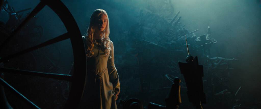 elle fanning maleficent needle image