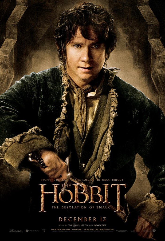 hobbit desolation of smaug bilbo poster