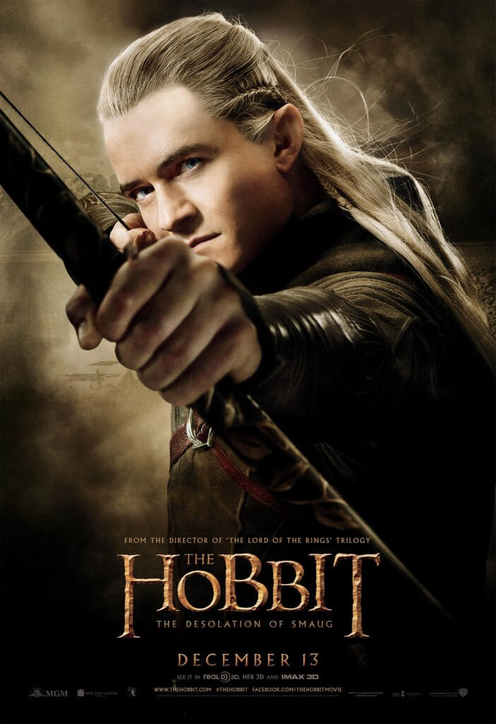 hobbit desolation of smaug legolas poster