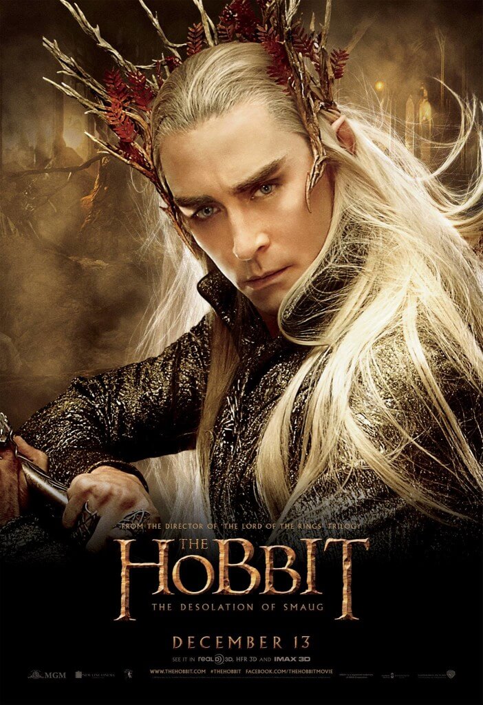 hobbit desolation of smaug thranduil poster