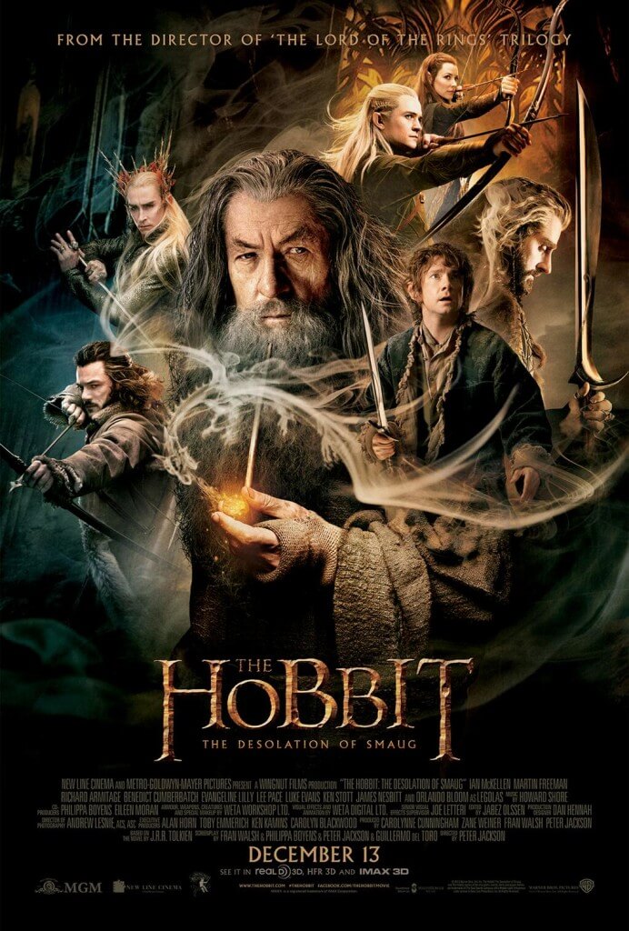 the hobbit desolation of smaug ensemble poster