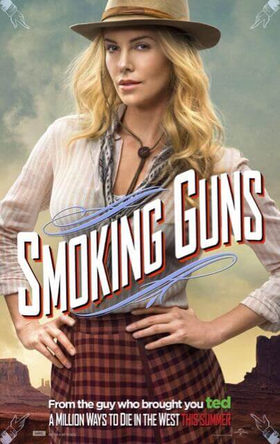 million ways to die in the west charlize theron poster