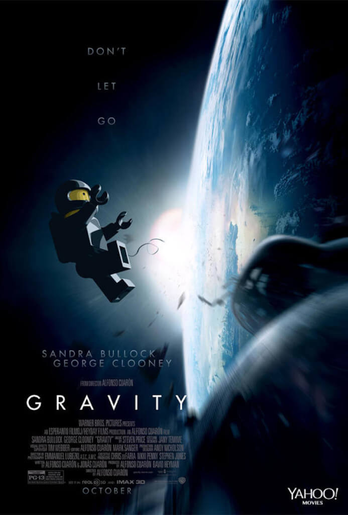 gravity lego oscar poster