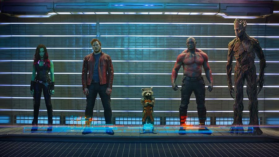 guardians of the galaxy lineup image