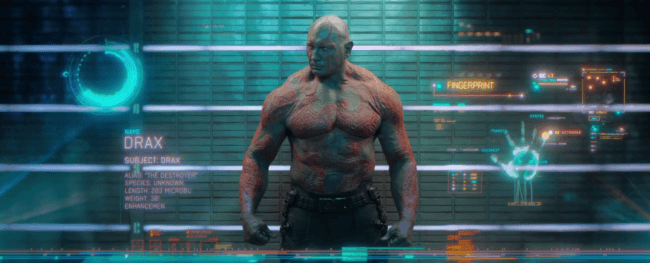 guardians of the galaxy trailer drax image