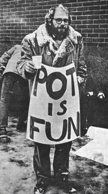 allen ginsberg rare photo