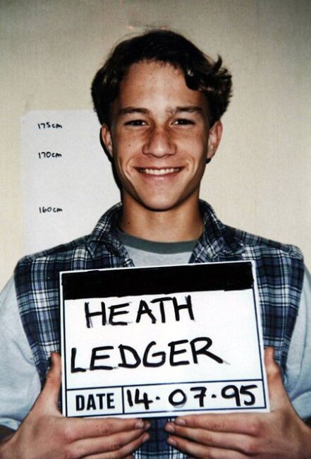 heath ledger rare photo