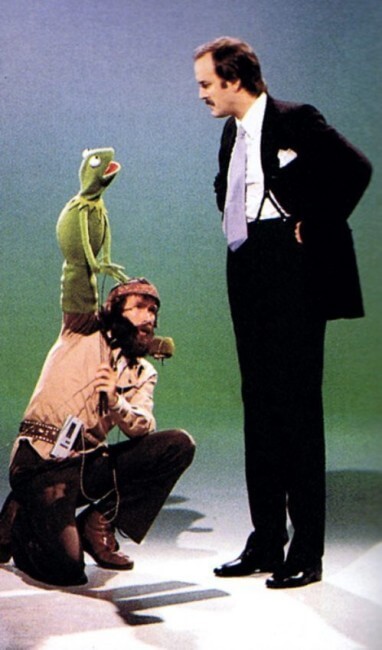 jim henson & john cleese rare photo