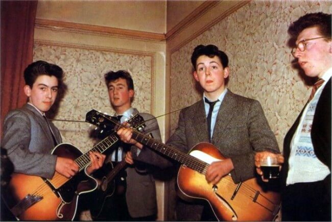 the beatles rare photo