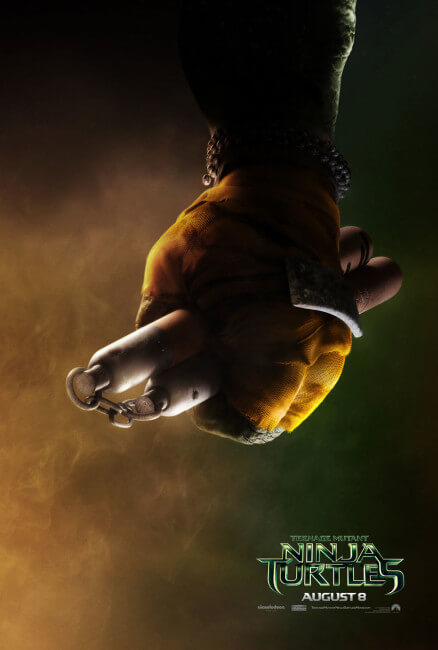 teenage mutant ninja turtles michelangelo poster