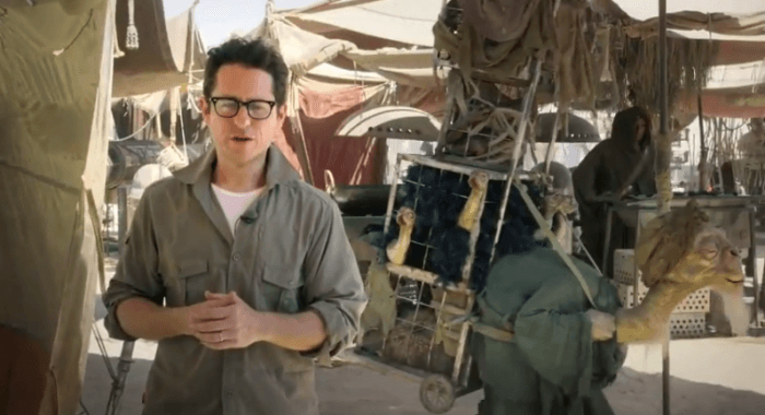 jj abrams star wars set practical effects