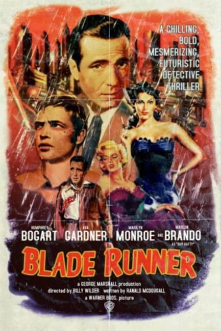 blade runner vintage poster