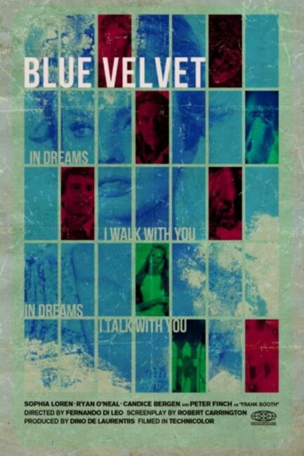 blue velvet vintage poster