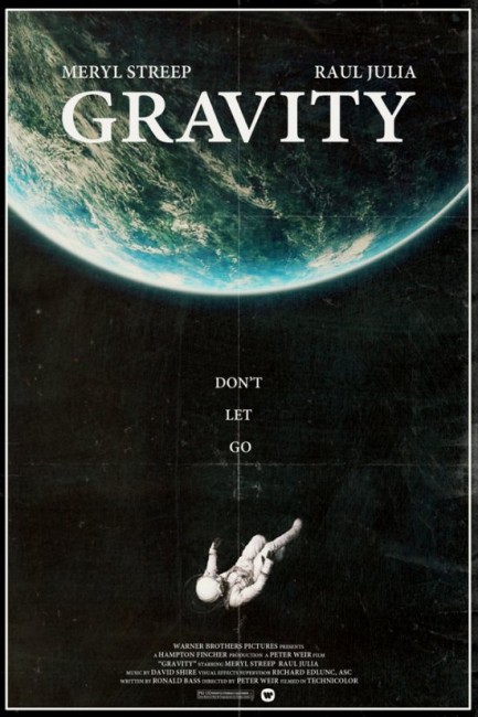 gravity vintage poster