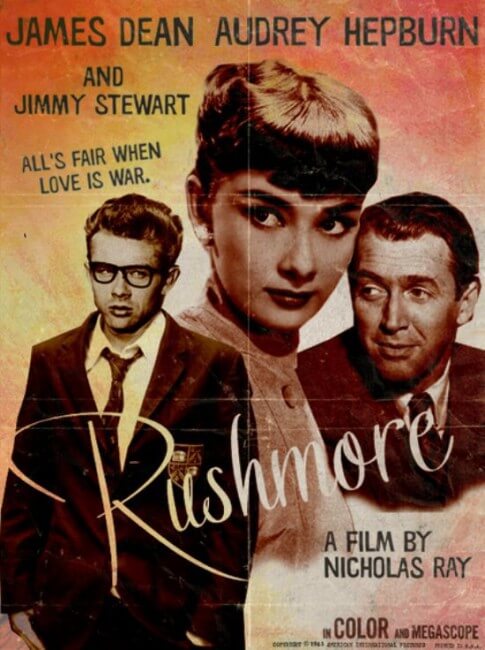 rushmore vintage poster