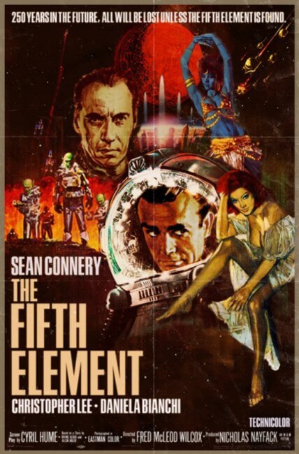 the fifth element vintage poster