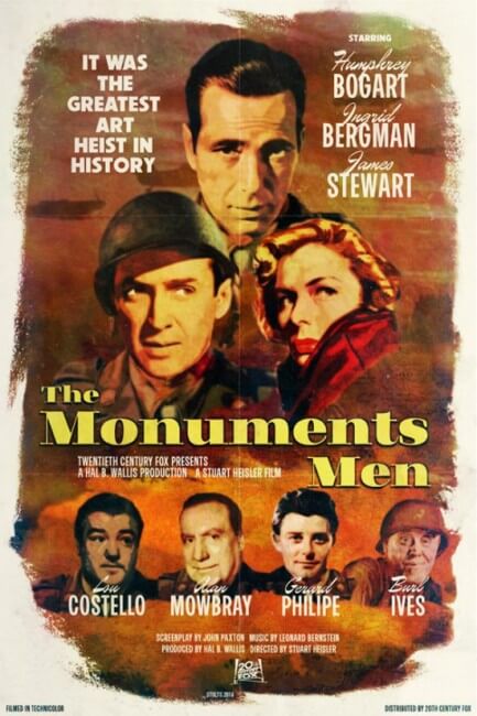 the monuments men vintage poster