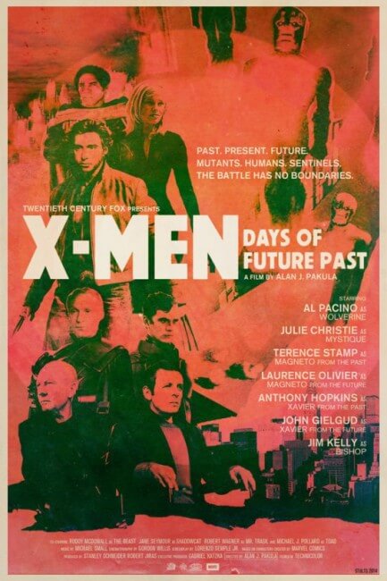 x-men days of future past vintage poster