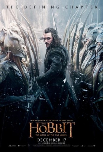 hobbit battle of five armies bard elves poster