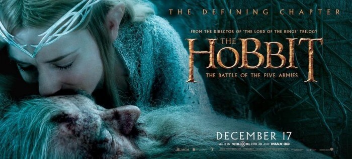 hobbit battle of five armies gandalf and galadriel banner