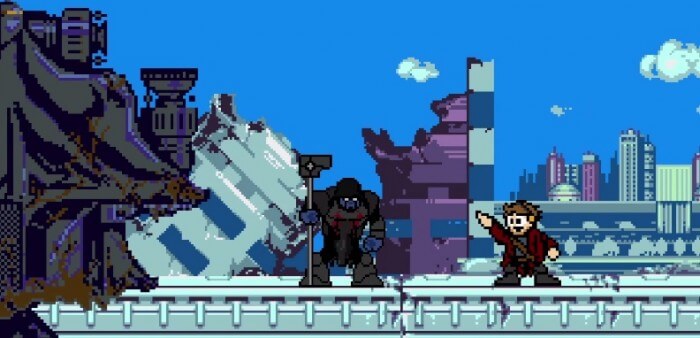 guardians of the galaxy 8 bit cinema header
