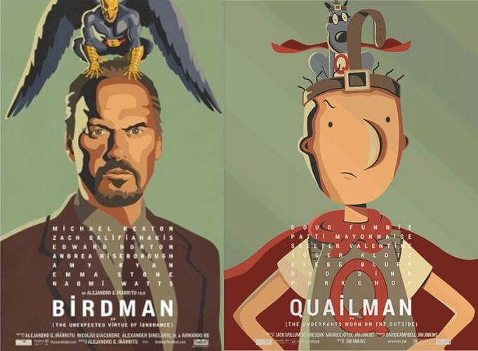 riptcademy awards birdman poster