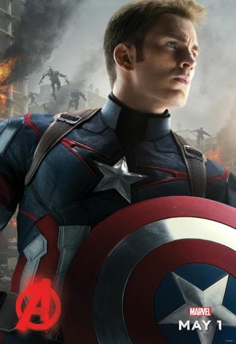 avengers age of ultron captain america character poster