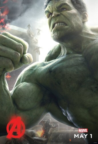 avengers age of ultron hulk character poster