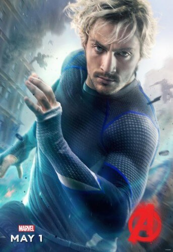 avengers age of ultron quicksilver character poster