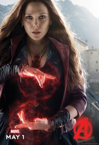 avengers age of ultron scarlett witch character poster