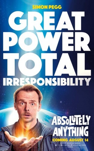 absolutely anything movie poster simon pegg