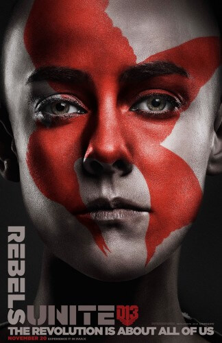 hunger games mockingjay part 2 johanna comic con poster