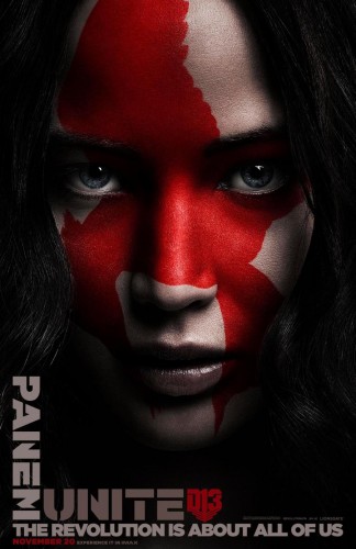 hunger games mockingjay part 2 katniss comic con poster