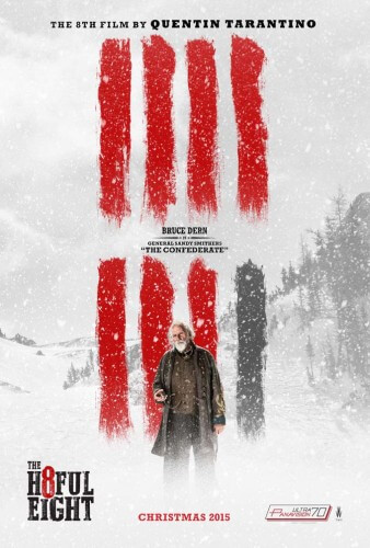 hateful eight movie poster bruce dern the confederate