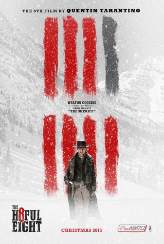 hateful eight movie poster walton goggins the sheriff
