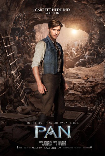 pan movie poster garrett hedlund hook