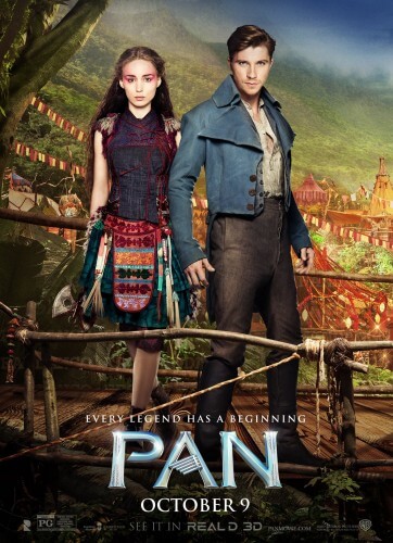 pan movie poster tiger lily hook