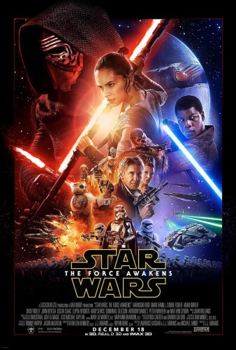 star wars force awakens official movie poster