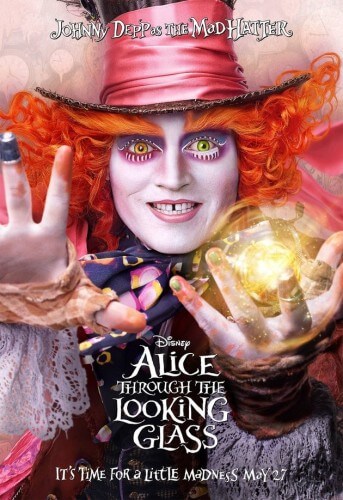 alice through the looking glass character poster johnny depp
