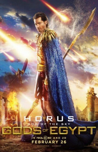 gods of egypt movie poster nokolaj coster waldau horus