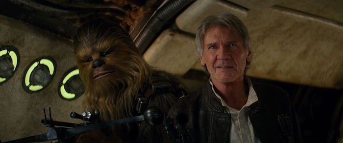 star wars the force awakens review han and chewie