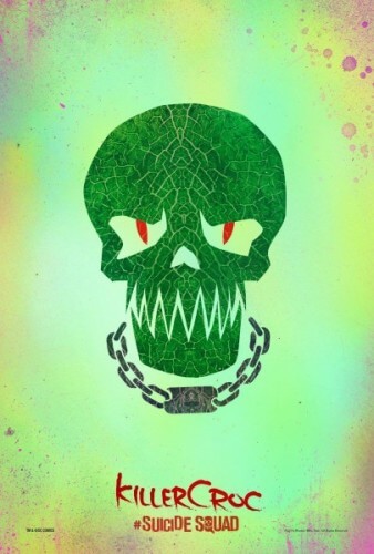 suicide squad movie killer croc character poster
