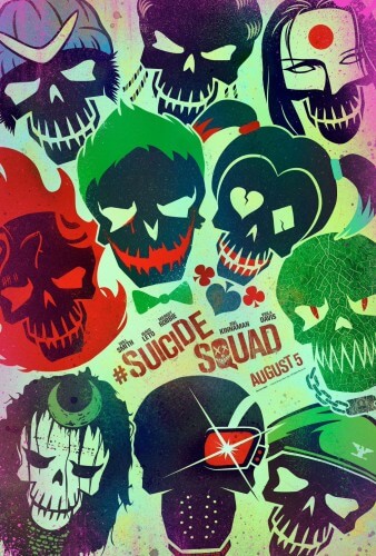 suicide squad movie poster skulls
