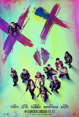 suicide squad movie poster characters